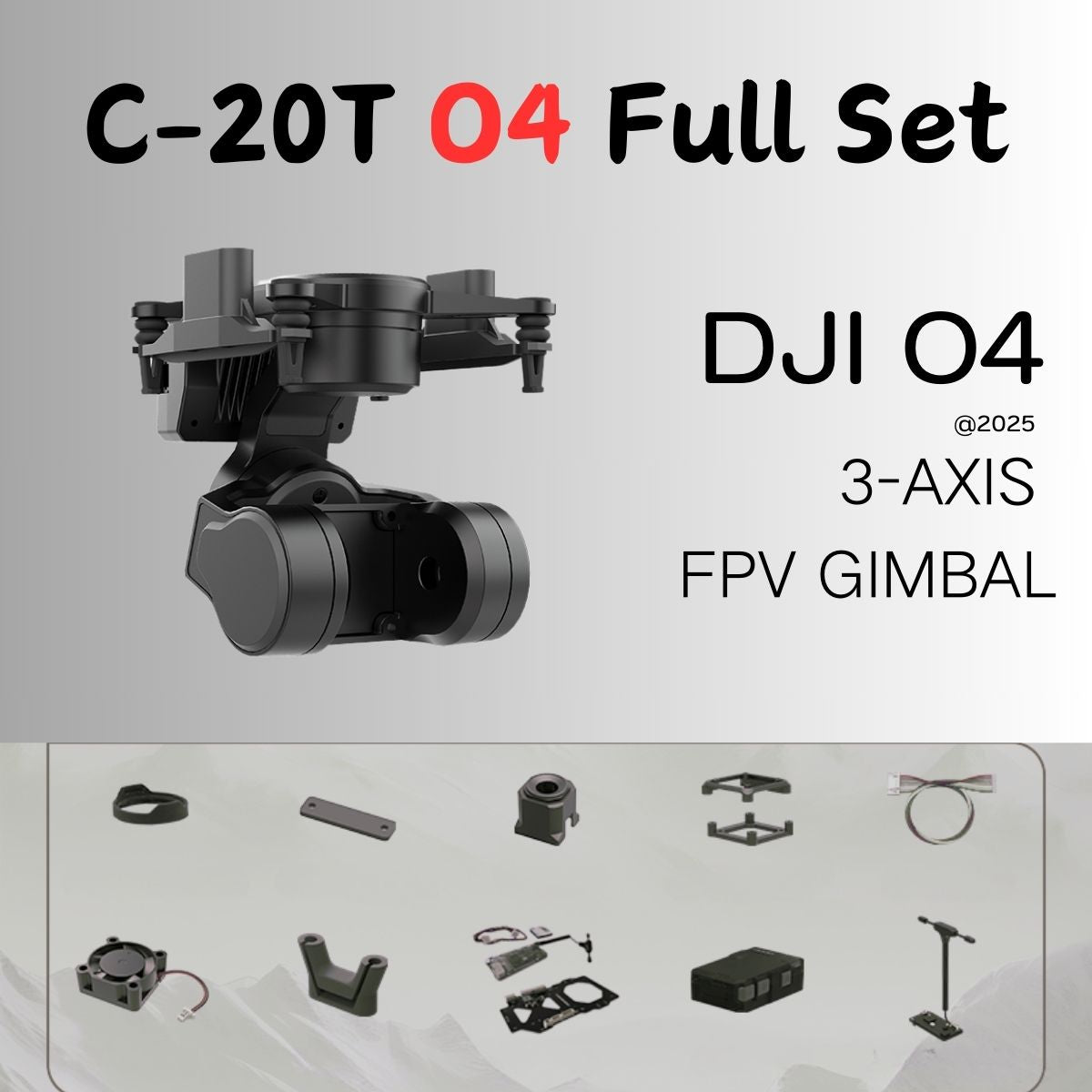 C-20T Professional Camera Stabilizer - CaptainRC