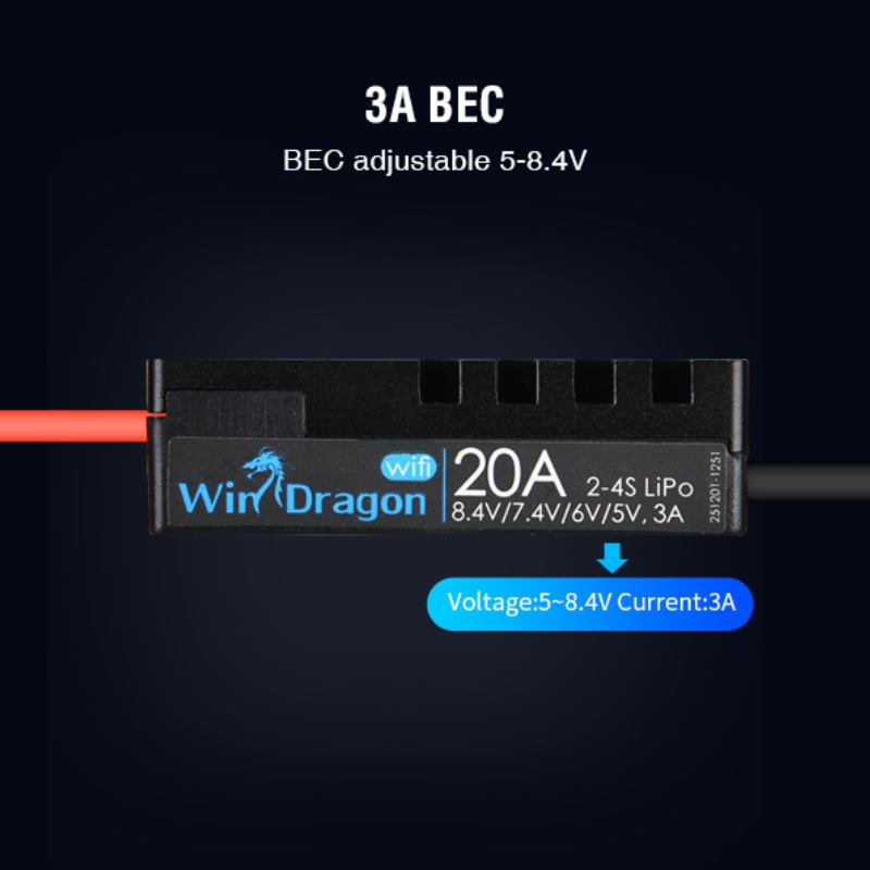 Flycolor WinDragon Wifi ESC - CaptainRC