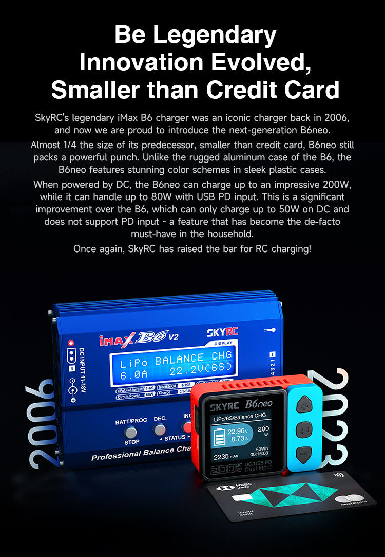 SKYRC B6neo Intelligent Charger - CaptainRC