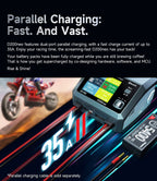 SKYRC D200NEO Dual Channel Intelligent Balanced Charger AC200W DC800W 20A 2-6S Aircraft Model - CaptainRC