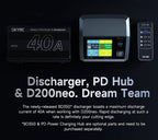 SKYRC D200NEO Dual Channel Intelligent Balanced Charger AC200W DC800W 20A 2-6S Aircraft Model - CaptainRC