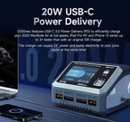 SKYRC D200NEO Dual Channel Intelligent Balanced Charger AC200W DC800W 20A 2-6S Aircraft Model - CaptainRC