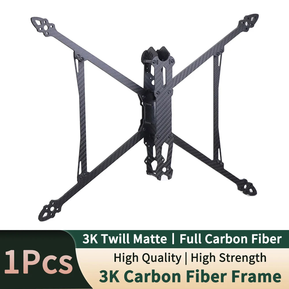 3K Carbon Fiber  FPV Freestyle Racing Drone Frame Kit