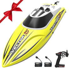 Load image into Gallery viewer, VOLANTEXRC 20MPH Yellow RC Boat