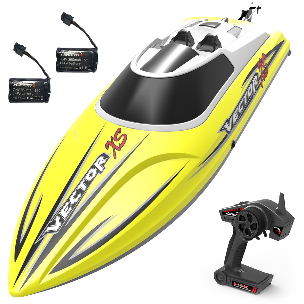 VOLANTEXRC 20MPH Yellow RC Boat