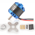 Hobbyhh RC Brushless Motor,D5055-400KV 1420W High Efficiency Motor with 4.0mm Banana Plug for RC Aircraft Plane Upgrade Parts - CaptainRC
