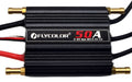 Flycolor 50A Waterproof Brushless ESC Electronic Speed Controller with 5.5V/5A BEC and XT60 3.5mm Banana Head Connector for Model Ship RC Boat - CaptainRC