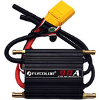 Flycolor 90A Waterproof Brushless ESC Electronic Speed Controller with 5.5V/5A BEC and XT90 4.0mm Banana Head Connector for Model Ship RC Boat - CaptainRC