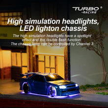 Load image into Gallery viewer, Turbo Racing 1:76 C64 Blue Drift RC Car