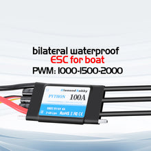 이미지를 갤러리 뷰어에 로드 , DH 100A Water Cooled bidirectional Brushless ESC Electronic Speed Controller RC Ship Programmable