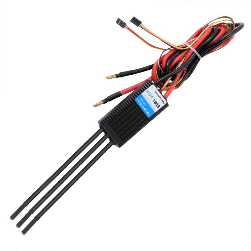 DH Water Cooled bidirectional Programmable 130A HV Brushless ESC Electronic Speed Controller RC Ship