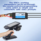 DH 40A 2-4S Waterproof Brushless ESC Electronic Speed Controller with 5.5V/4A BEC and XT60 3.5mm Banana Head Connector for Model Ship RC Boat - CaptainRC
