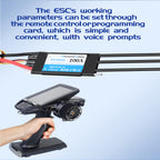 DH 100A Water Cooled bidirectional Brushless ESC Electronic Speed Controller RC Ship Programmable - CaptainRC