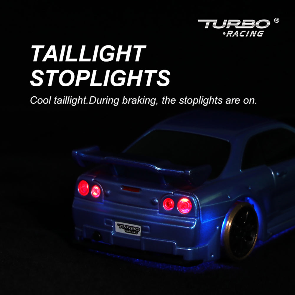 Turbo Racing 1:76 C64 Blue Drift RC Car