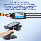 DH 60A Water-Cooled Bidirectional Waterproof Brushless ESC Electronic Governor With XT60 3.5mm Banana Joint, Suitable for Ship Model RC - CaptainRC
