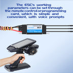 DH 80A Speed Controller Brushless ESC Support 2-6S BEC 5.5V/8A for Model Ship RC Boat - CaptainRC