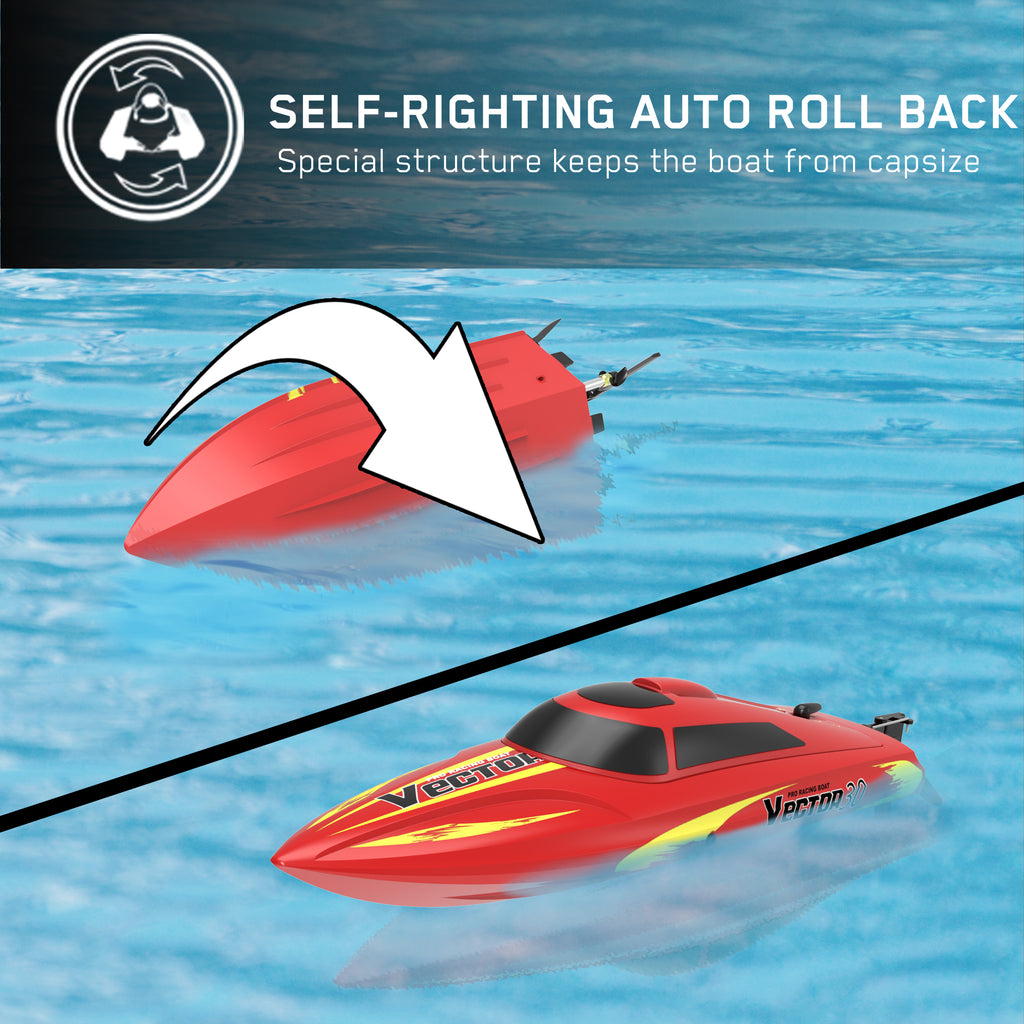 VOLANTEXRC 20MPH Red RC Boat