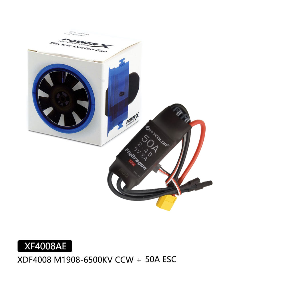 AEORC 40mm EDF 8 Baldes CCW/CW Ducted Fan - CaptainRC