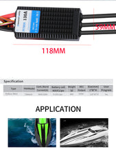 Load image into Gallery viewer, DH Water Cooled bidirectional Programmable 130A HV Brushless ESC Electronic Speed Controller RC Ship