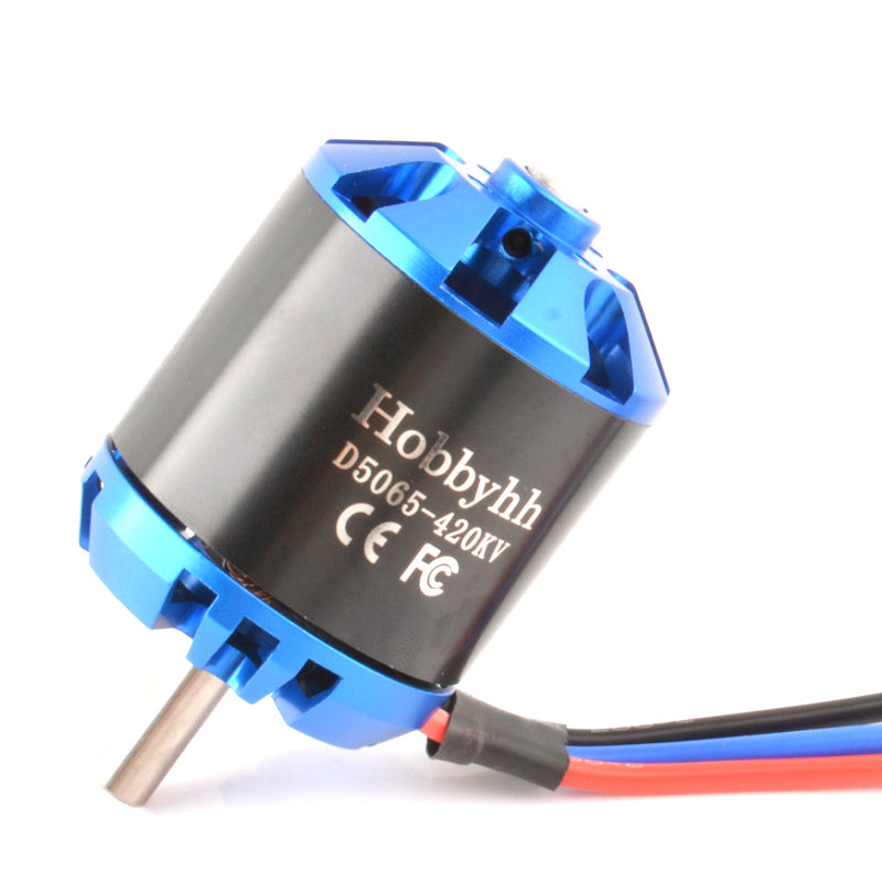 Hobbyhh 5065 400kv RC Brushless Motor Power 1500W with 4.0mm Banana Head for DIY RC Glider Aircraft Plane and UAV - CaptainRC