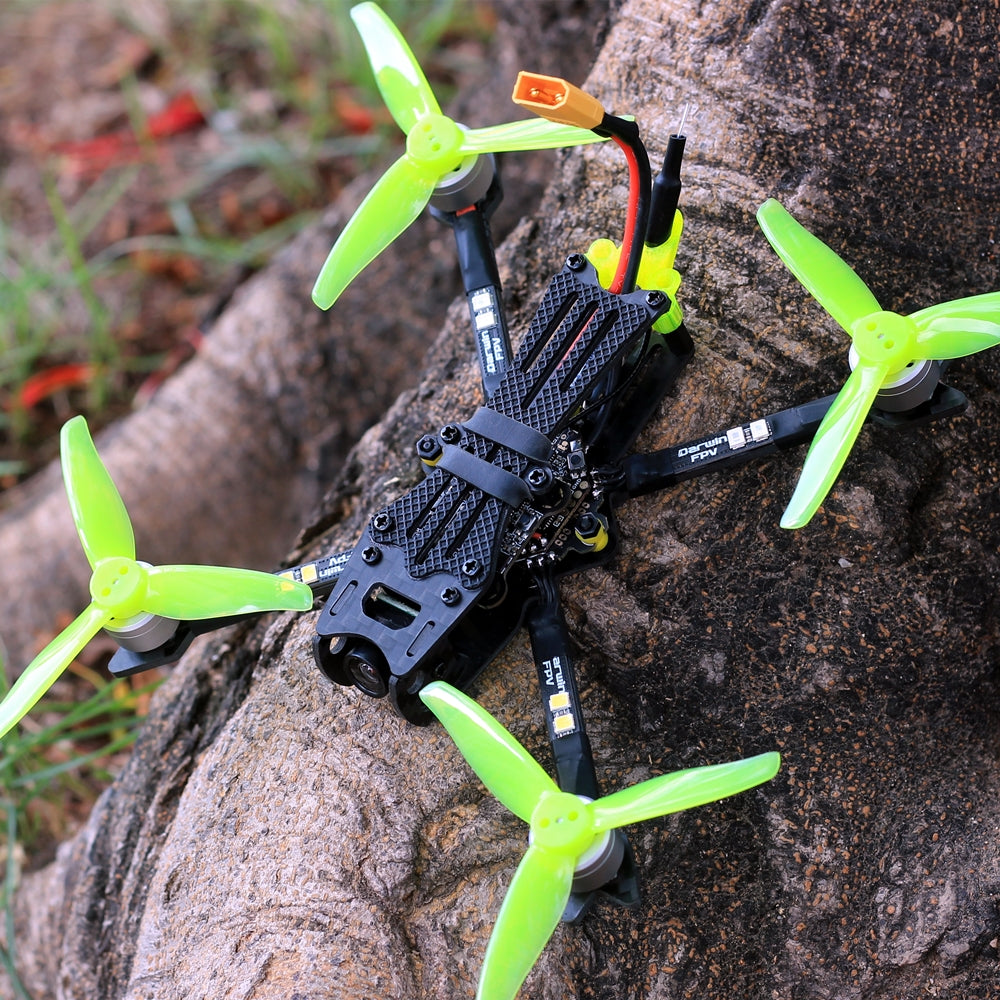 DarwinFPV Baby Ape Pro V2 FPV Drone Flight Control Quadcopters 142mm 3 Inch F4 OSD 15A AIO BLHeli_S Dshot600 40CH 200mW 700TVL - CaptainRC