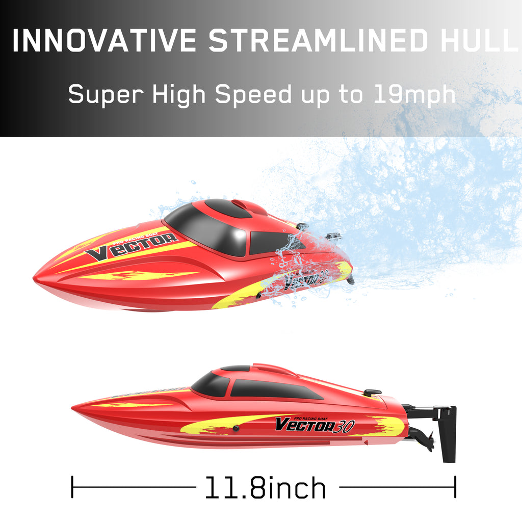 VOLANTEXRC 20MPH Red RC Boat