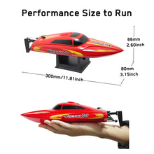 Carregar imagem no visualizador da galeria, VOLANTEXRC 20MPH Red RC Boat